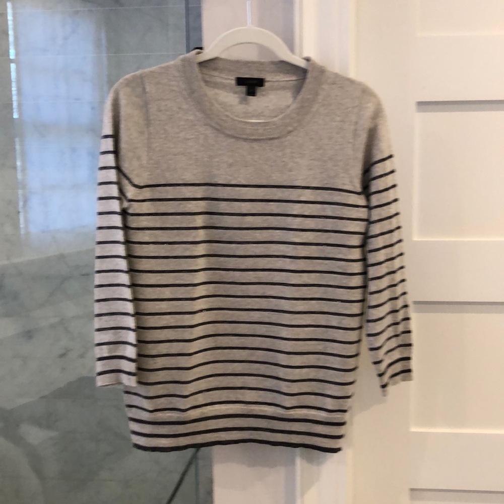 J Crew women’s striped wool sweater